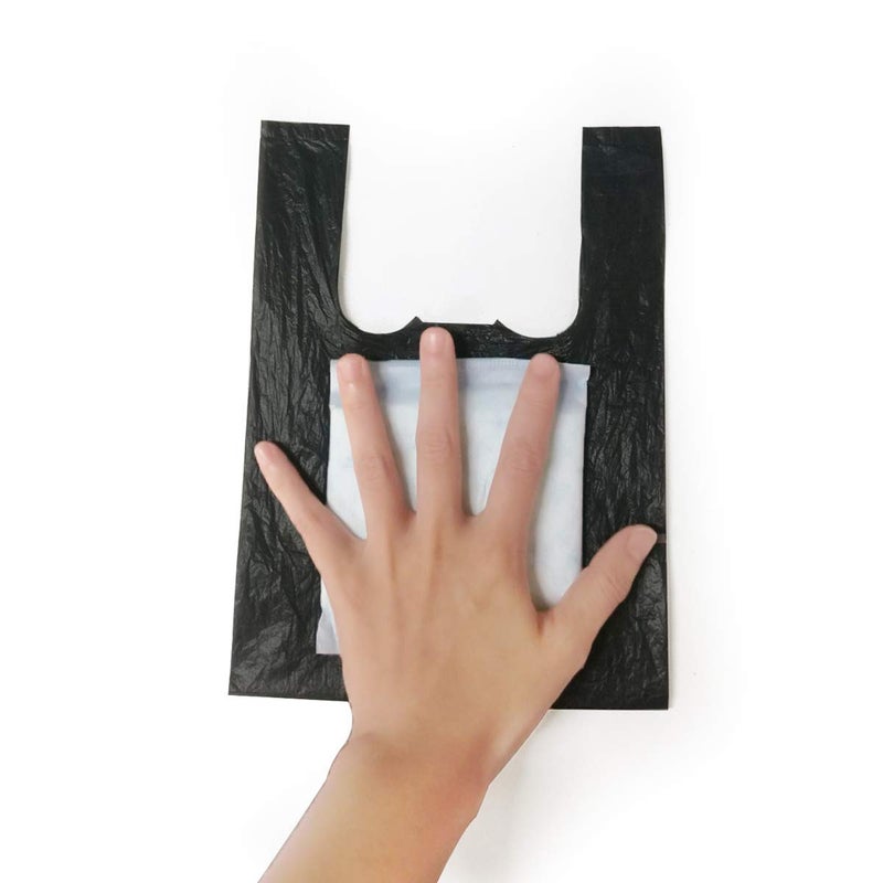 Sadocom Personal Disposal Bags, Sanitary Napkin Bags Black Little Waste Bags Set of 300 Pack - Image 4